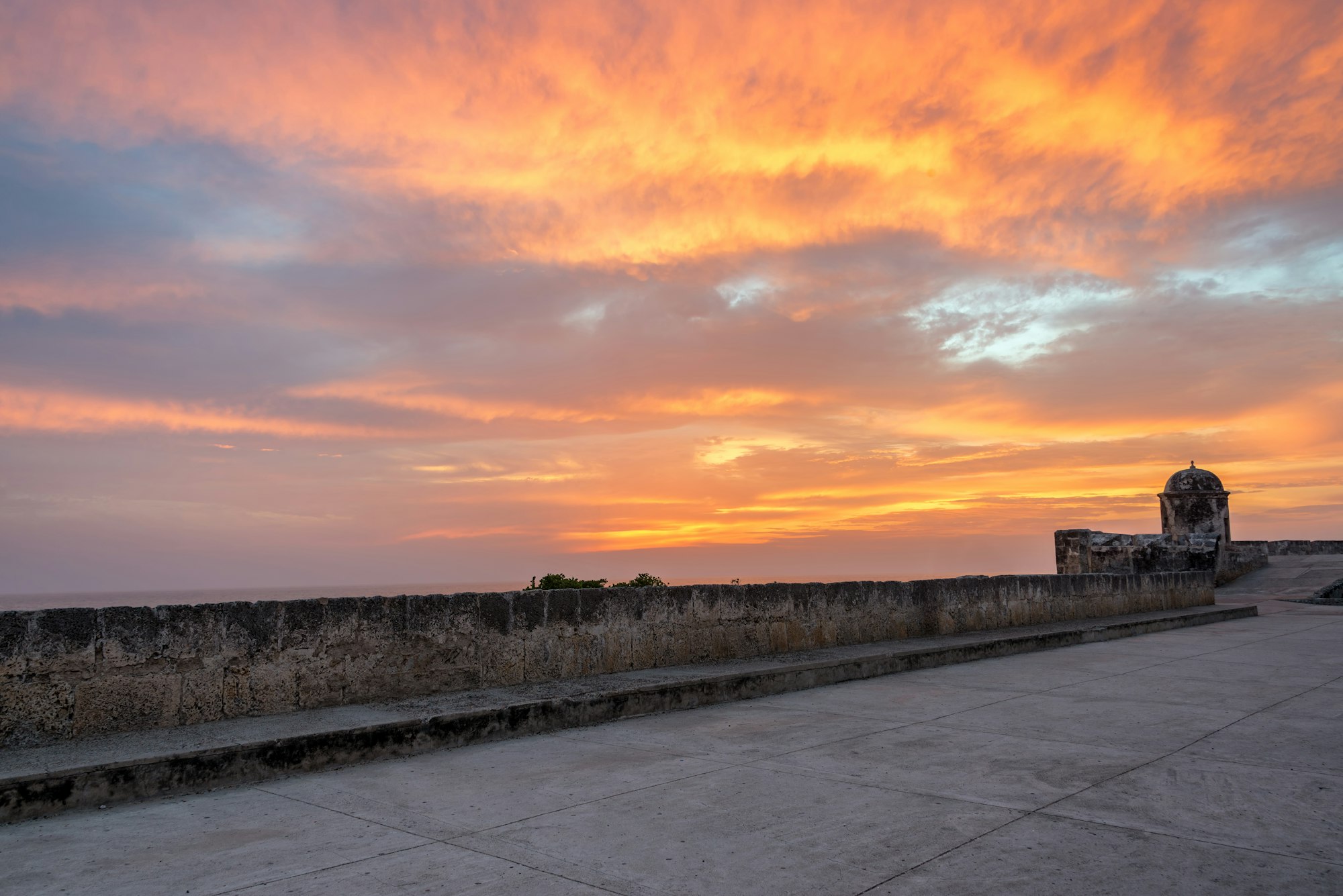 Sunset over Cartagena