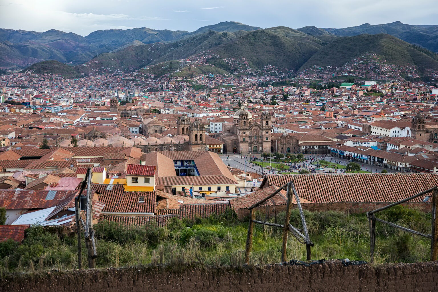 Town Cusco in Peru