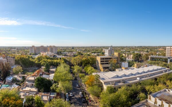 Aerial view of Mendoza City - Mendoza, Argentina